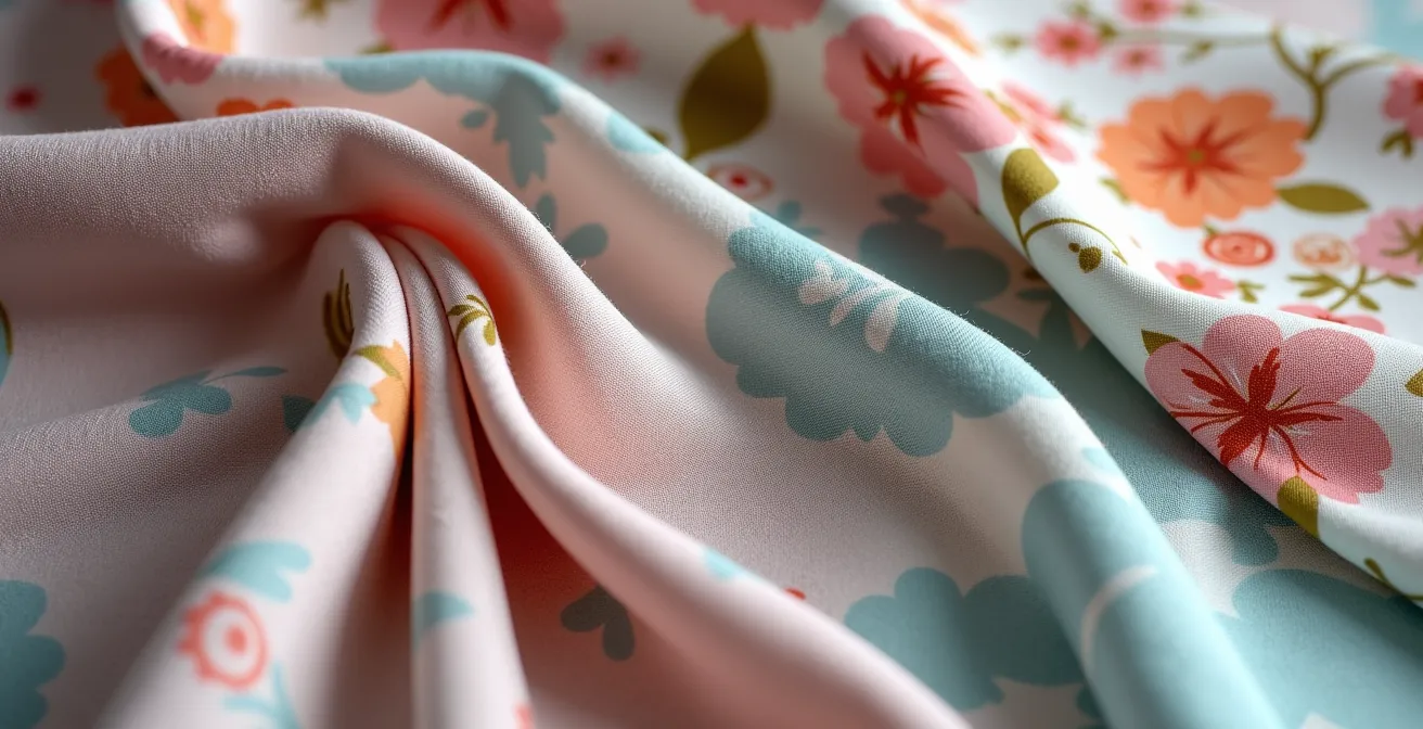 Comparación visual de diferentes tamaños de estampados florales sobre siluetas