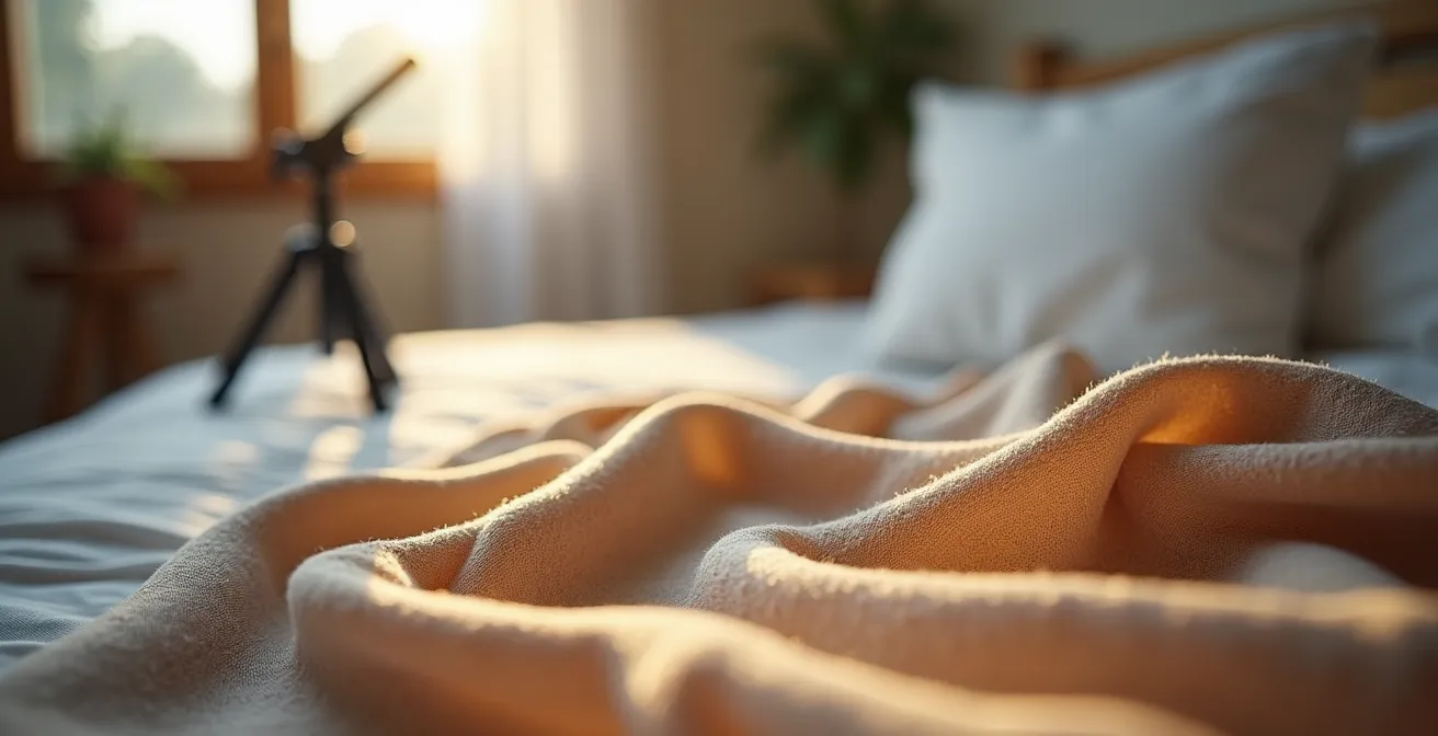 Setup de fotografía de producto casero con luz natural y smartphone