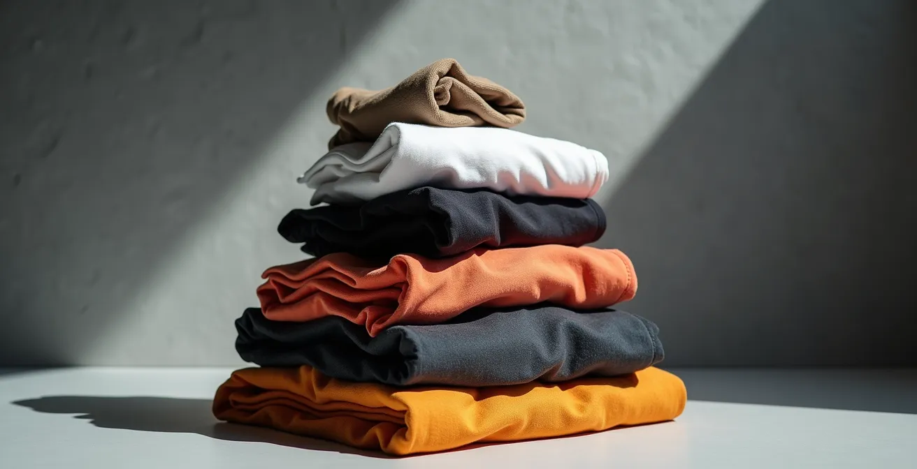 Pirámide de colección mostrando diferentes niveles de producto desde básicos hasta tendencias