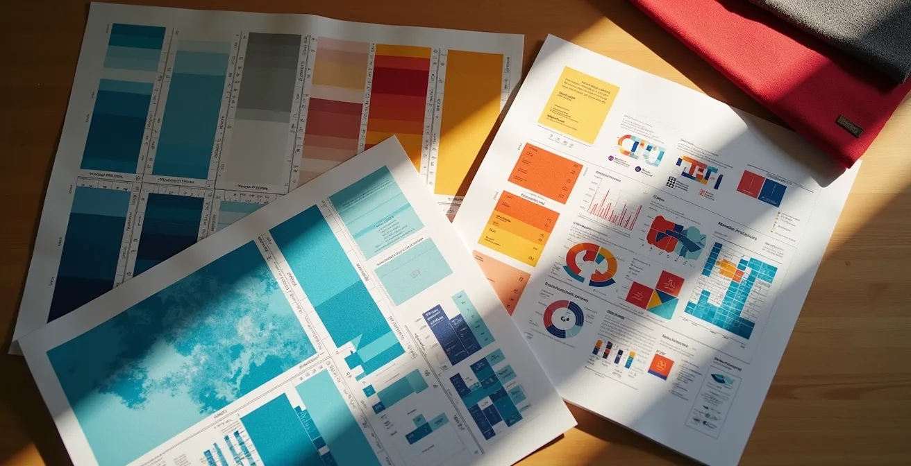 Un product manager de una gran empresa de moda analizando datos de ventas y tendencias en una oficina moderna.